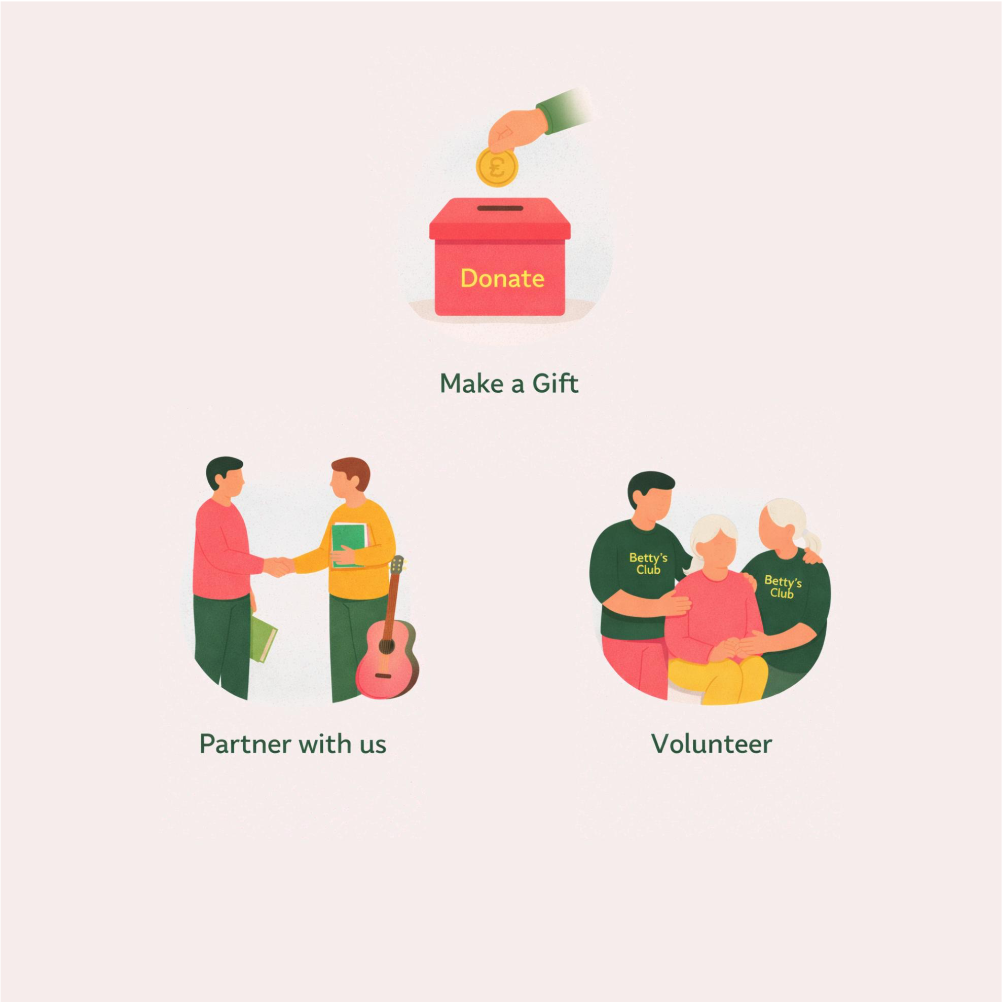 Get Involved With Betty’s Club